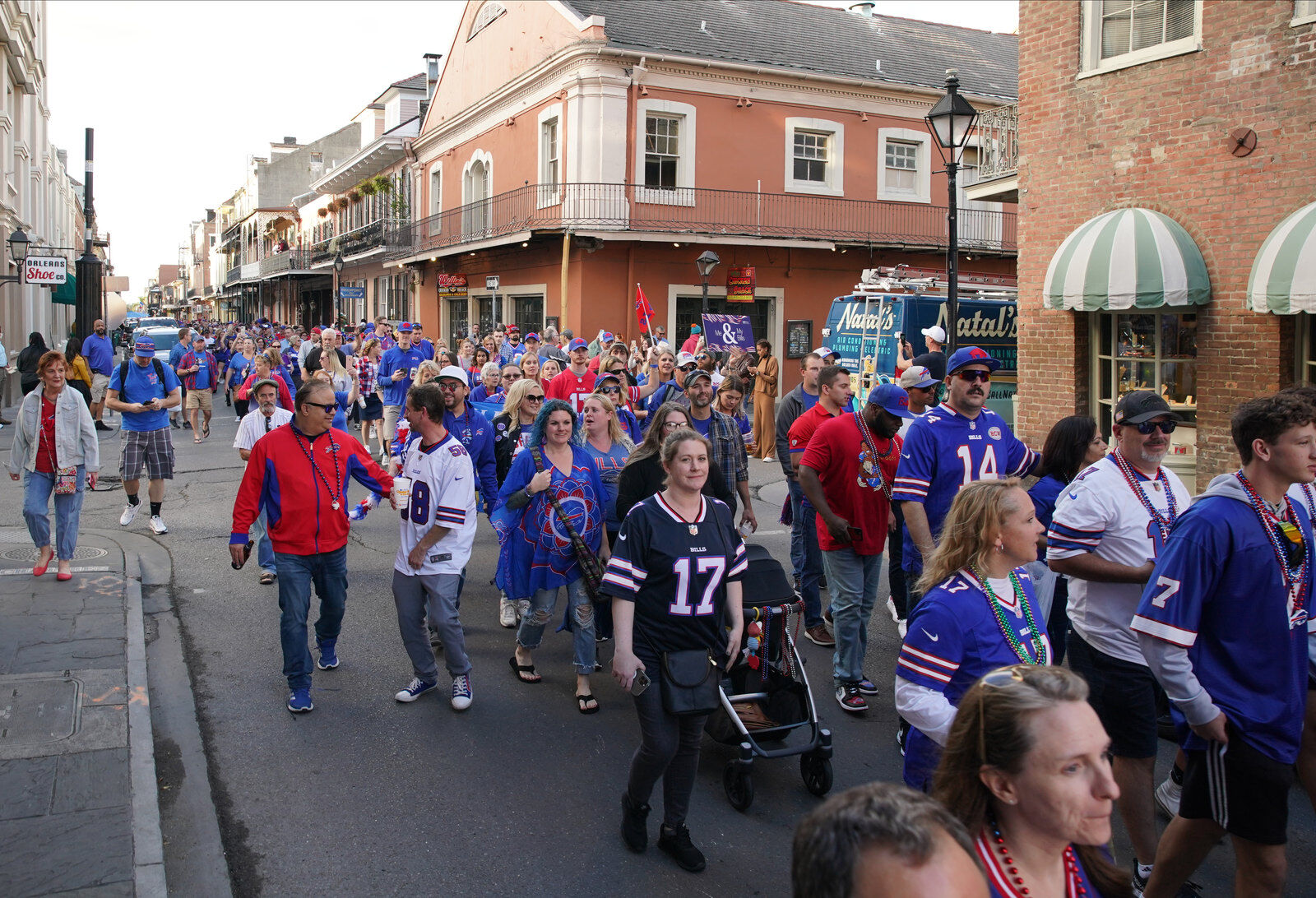 Buffalo Bills packers of NOLA Takeover Parade